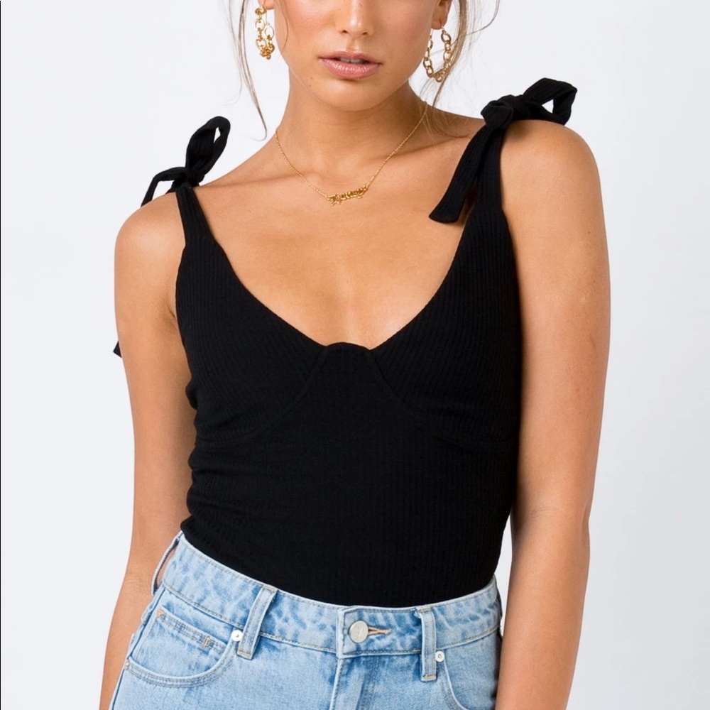 Princess Polly Clove tie up bodysuit